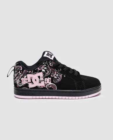 DC Court Graffik Black Pink Sabbath