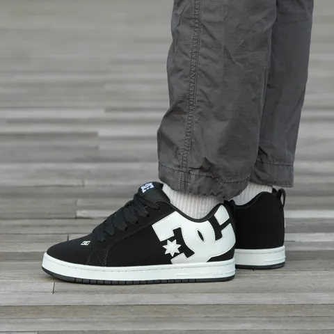 DC Shoes Court Graffik Black White