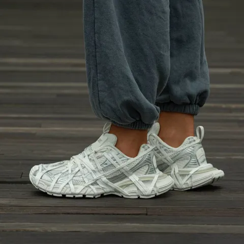 Balenciaga 3xl Extreme Lace White Silver