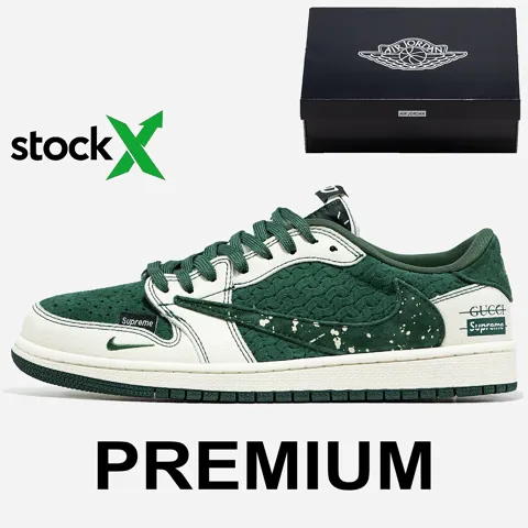 2466 Nike Air Jorgan 1 Low x Travis Scott x Gucci x Supreme