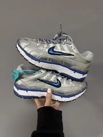 NIKE P-6000 | SILVER / BLUE premium (р)