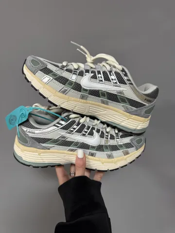 NIKE P-6000 | GREY / GREEN premium (р)