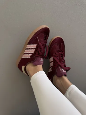 ADIDAS SAMBA | BURGUNDY PONY premium (6)