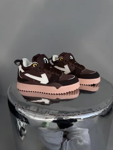 OFF WHITE SPONGE MID TOP | BROWN / WHITE premium (3)