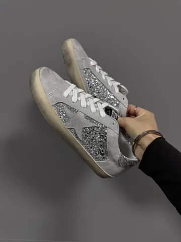 GOLDEN GOOSE | GGDB STAR | LIGHT GREY / SPARKLE premium (3)