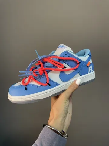 NIKE SB DUNK x OFF WHITE | BLUE / ORANGE LACES premium (р)