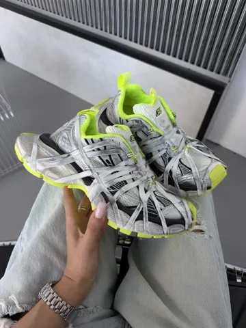 BALENCIAGA 3XL EXTREME LACES | ACID SILVER (9)