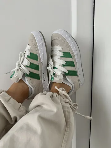 ADIDAS ADIMATIC | « CREAM / GREEN » premium (р)